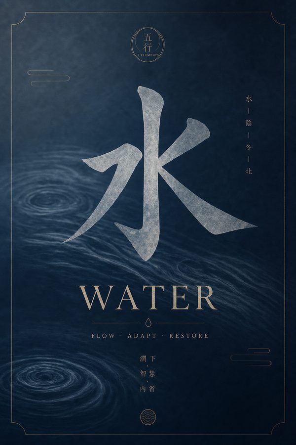 水 WATER 수 — 고요와 지혜